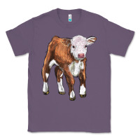 Lavender hereford calf Classic Tee - LillyAllenDesigns