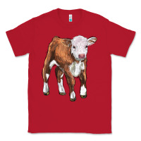 Red hereford calf Classic Tee - LillyAllenDesigns