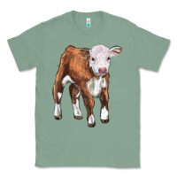 Sage hereford calf Classic Tee - LillyAllenDesigns