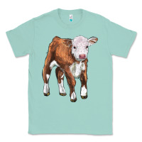 Seafoam hereford calf Classic Tee - LillyAllenDesigns