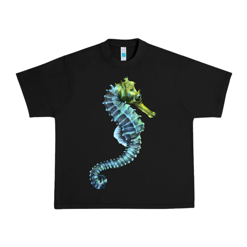 Blue Seahorse Urban Heavy Tee by LillyAllenDesigns | Teevron