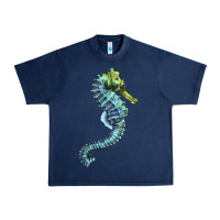 Navy Blue Seahorse Urban Heavy Tee - LillyAllenDesigns