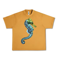 Peanut Butter Blue Seahorse Urban Heavy Tee - LillyAllenDesigns