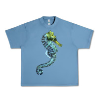 Pebble Blue Blue Seahorse Urban Heavy Tee - LillyAllenDesigns