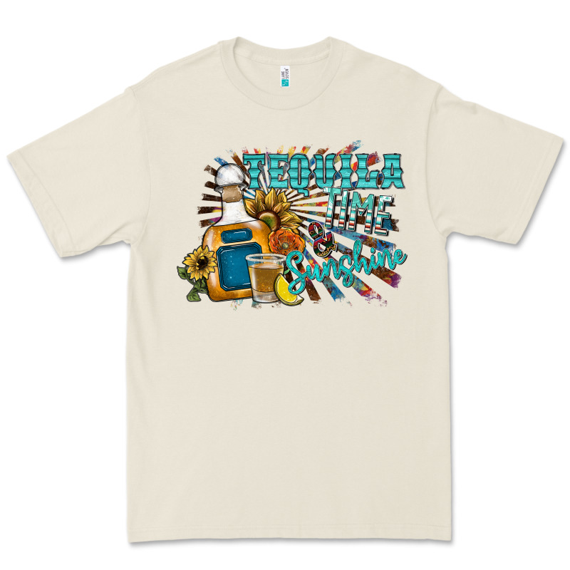 Tequila Time & Sunshine Premium Tee by SublimationCraftShop | Teevron