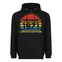 Black Vintage 1971 Limited Heavyweight Hoodie - Bettercallsaul