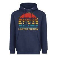 Navy Vintage 1971 Limited Heavyweight Hoodie - Bettercallsaul