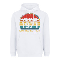 White Vintage 1971 Limited Heavyweight Hoodie - Bettercallsaul