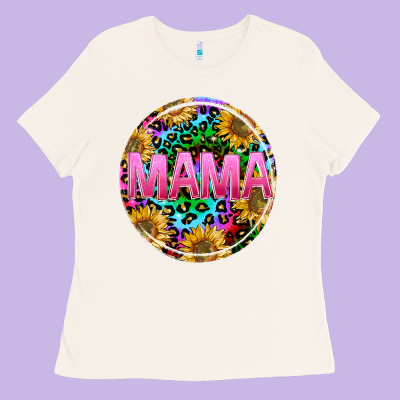 Tie Dye Mama Ladies Tee Designed By Texasbilliewilder