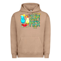 Pigment Burro sweet summer time turquoise yellow Urban Hoodie - CowCowDesign