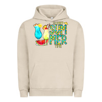 Pigment French Oak sweet summer time turquoise yellow Urban Hoodie - CowCowDesign