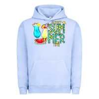 Pigment Grape Ice sweet summer time turquoise yellow Urban Hoodie - CowCowDesign