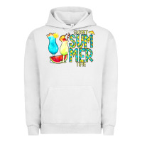 Pigment Lunar Rock sweet summer time turquoise yellow Urban Hoodie - CowCowDesign