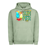 Pigment Oil Green sweet summer time turquoise yellow Urban Hoodie - CowCowDesign