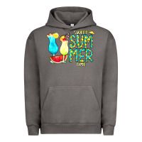 Pigment Tornado sweet summer time turquoise yellow Urban Hoodie - CowCowDesign