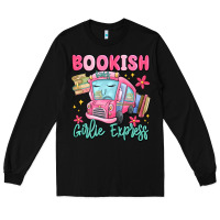 Black bookish girlie express Long Sleeve Tee - MaliasSmallBusiness