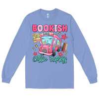 Colony Blue bookish girlie express Long Sleeve Tee - MaliasSmallBusiness