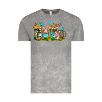 Cloud Rock farm cute animals with sunflower coffee cups Vintage Tee - NancyCooperArtShop