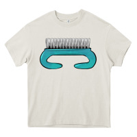 Cream nail brush Heavy Core Tee - BarkalooDesign