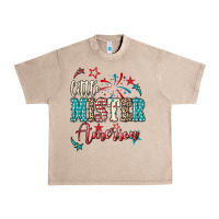 French Oak little mister america Urban Heavy Tee - NancyCooperArtShop