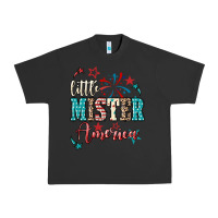 Pigment Black little mister america Urban Heavy Tee - NancyCooperArtShop
