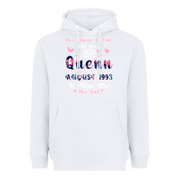 White Once Upon A Time There Was A Queen Who Was Born I Heavyweight Hoodie - Bettercallsaul