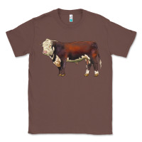 Chestnut hereford bull Classic Tee - LillyAllenDesigns