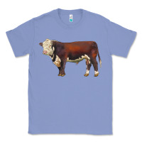 Colony Blue hereford bull Classic Tee - LillyAllenDesigns