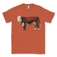 Copper hereford bull Classic Tee - LillyAllenDesigns
