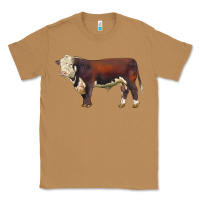 Toasted Coconut hereford bull Classic Tee - LillyAllenDesigns
