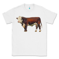 White hereford bull Classic Tee - LillyAllenDesigns