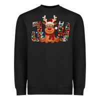 Black joy christmas reindeer Heavyweight Sweatshirt - Jasminsmagicworld
