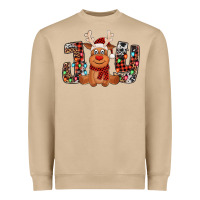 Mushroom joy christmas reindeer Heavyweight Sweatshirt - Jasminsmagicworld