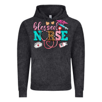 Vintage Black blessed nurse Vintage Hoodie - AdoDesignShop