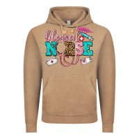 Vintage Coffee blessed nurse Vintage Hoodie - AdoDesignShop