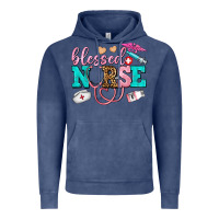 Vintage Denim blessed nurse Vintage Hoodie - AdoDesignShop