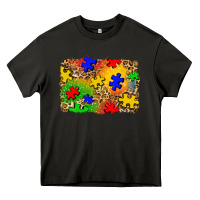 Asphalt autism background Heavy Core Tee - Zillion Design Studio