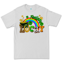 Dove Grey feeling lucky Premium Tee - FaDigitalArtStudio