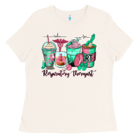 Respiratory Therapist Coffee Cups Ladies Tee | Teevron