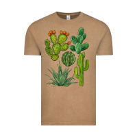 Vintage Coffee watercolor cactus bundle preview Vintage Tee - BarkalooDesign