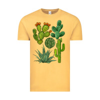 Vintage Mustard watercolor cactus bundle preview Vintage Tee - BarkalooDesign