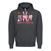 Smoke Happy Easter Dental And Egg Zipper Hoodie - BundleAndBundleShop