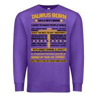 Purple TAURUS FACTS Premium Sweatshirt - Bettercallsaul
