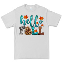 Dove Grey hello fall Premium Tee - HRA Design Shop