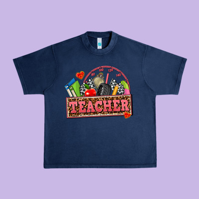 Race Teacher Urban Heavy Tee Designed By Adodesignshop