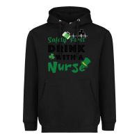 Black Safety First Drink With A Nurse Heavyweight Hoodie - Bettercallsaul