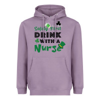 Lavender Safety First Drink With A Nurse Heavyweight Hoodie - Bettercallsaul