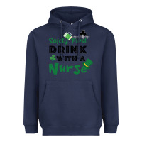 Navy Safety First Drink With A Nurse Heavyweight Hoodie - Bettercallsaul
