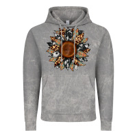 Cloud Rock cowhide leopard aztec sunflower Vintage Hoodie - Artiststas