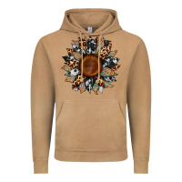 Vintage Camel cowhide leopard aztec sunflower Vintage Hoodie - Artiststas